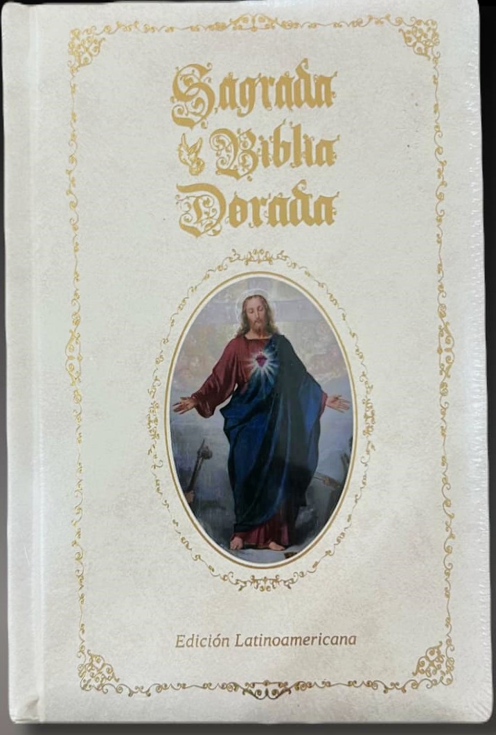 LA SAGRADA BIBLIA BLANCA/NEGRA canto dorado